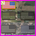 Wholesale Top Quality No Mold Cost Tactical Morale Soft Rubber USA American Flag Custom PVC Patch Silicone Badge